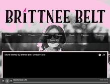 Tablet Screenshot of brittneebeltmusic.com